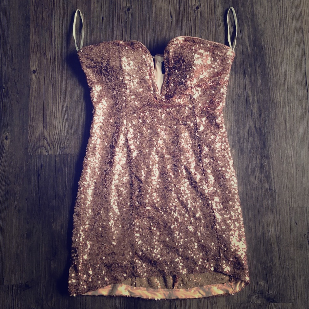 Sequined Bodycon Dress from Nasty Gal